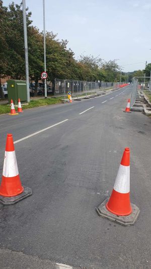 Road closure of roman avenue
